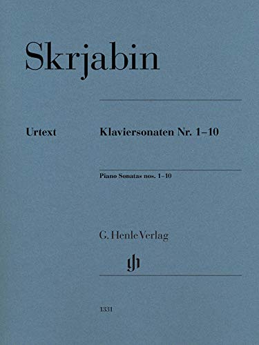 Klaviersonaten Nr. 1-10: Instrumentation: Piano solo (G. Henle Urtext-Ausgabe) von Henle, G. Verlag
